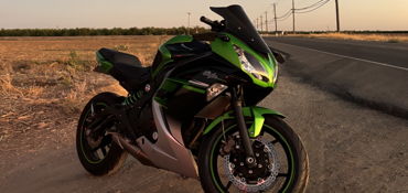 2016 KAWASAKI NINJA 650 motorcycle for rent near Clovis, CA