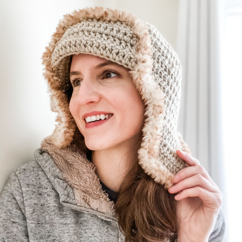 Eileen Aviator Hat Crochet Pattern