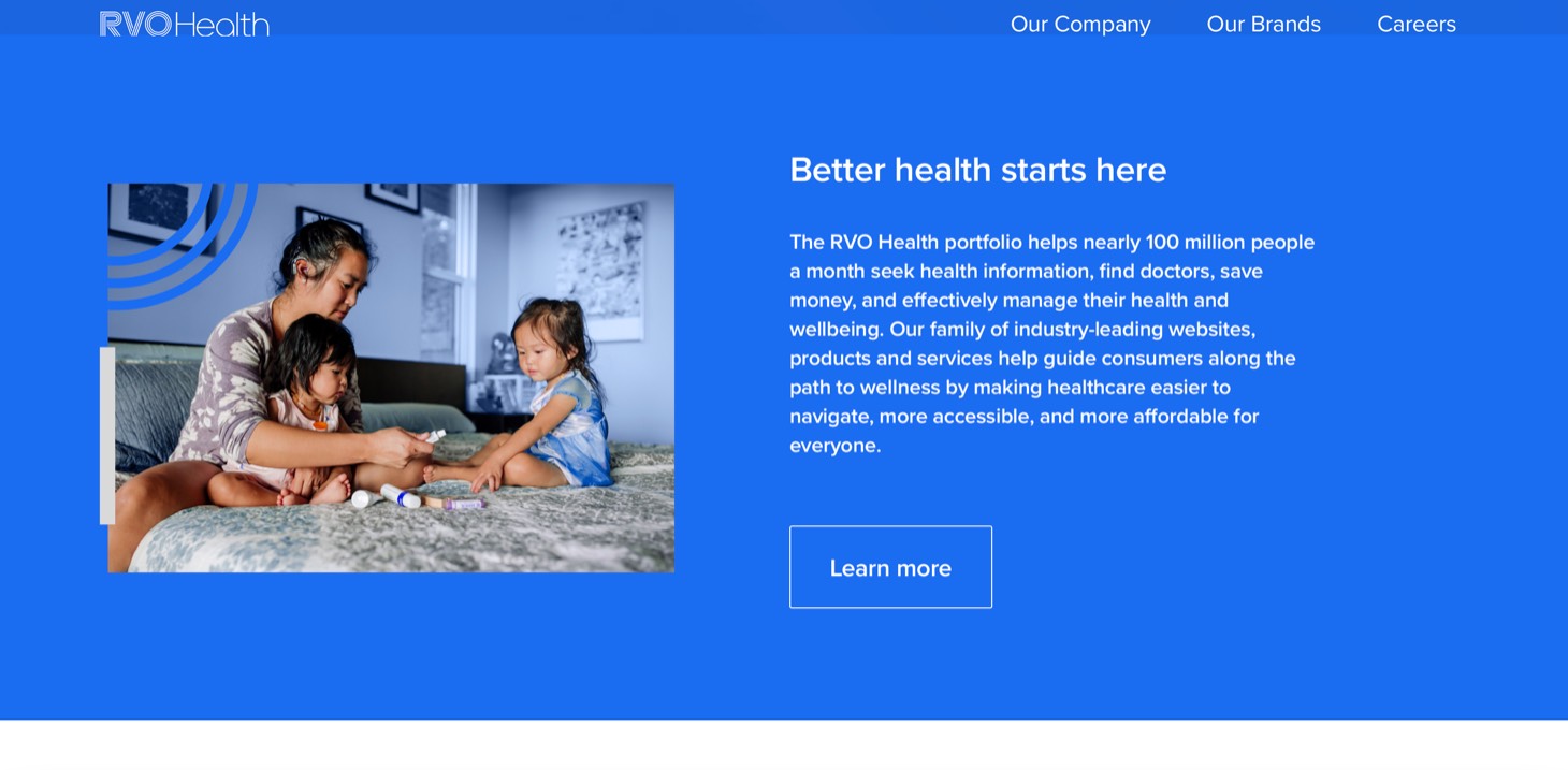 RVO Health product / service