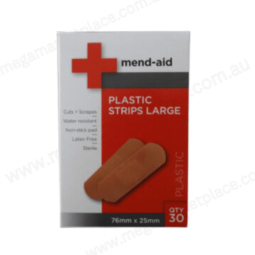 PLASTIC LARGE STRIPS X30