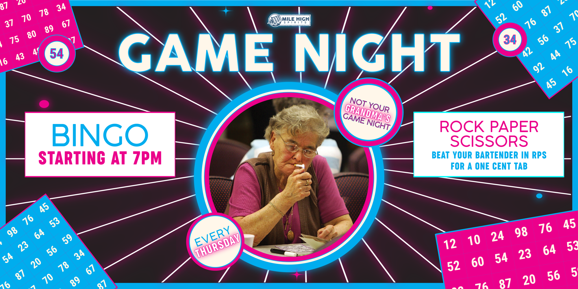 Thursday Game Night at Mile High Spirits promotional image