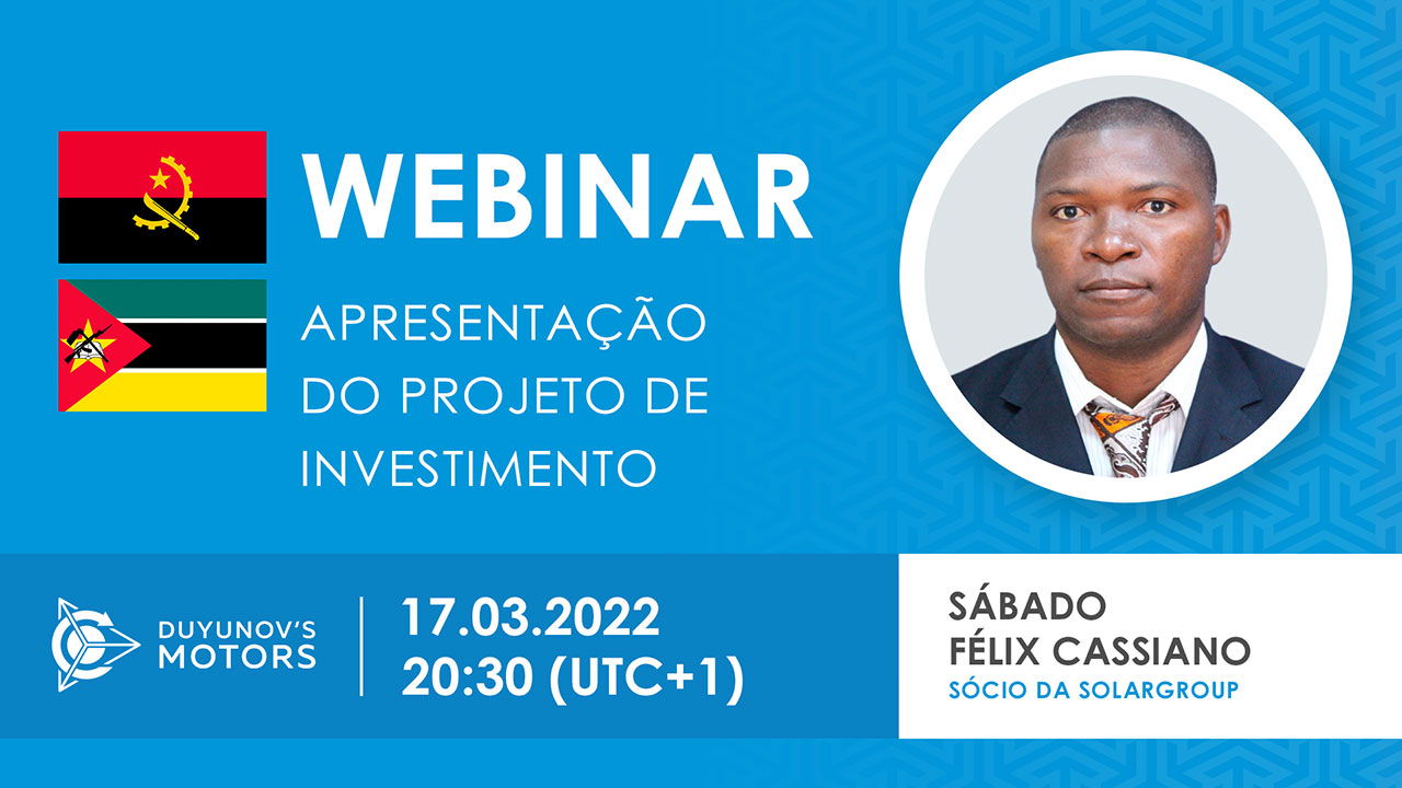Mozambique / Angola. Apresentação da empresa financeira à escala internacional SOLARGROUP