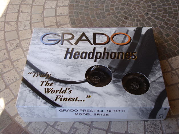 Grado Prestige Series  Model SR125i Headphones MINT!