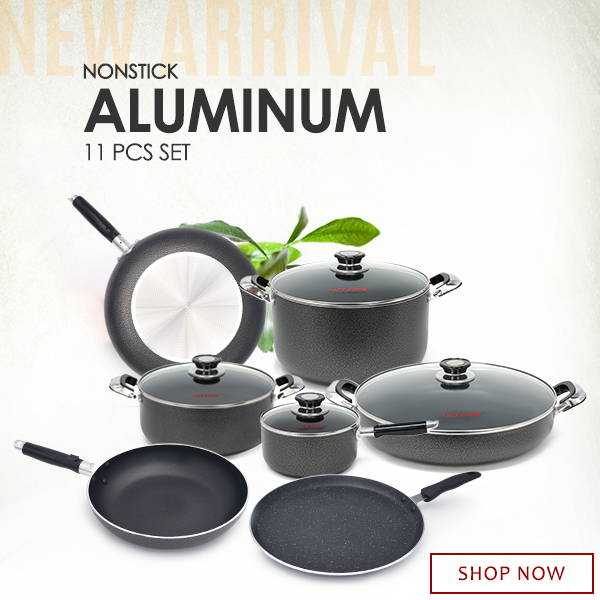 Ace Cook Nonstick Aluminum 11 PCS Set