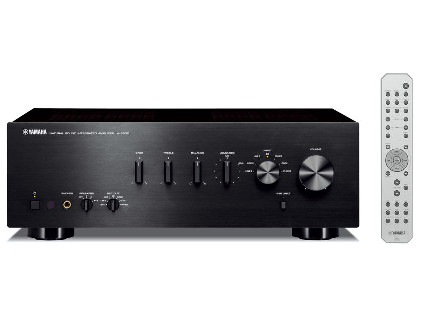 Yamaha Integrated Stereo Amplifier A-S500 (black)  Almost NEW - 3 week old!!!