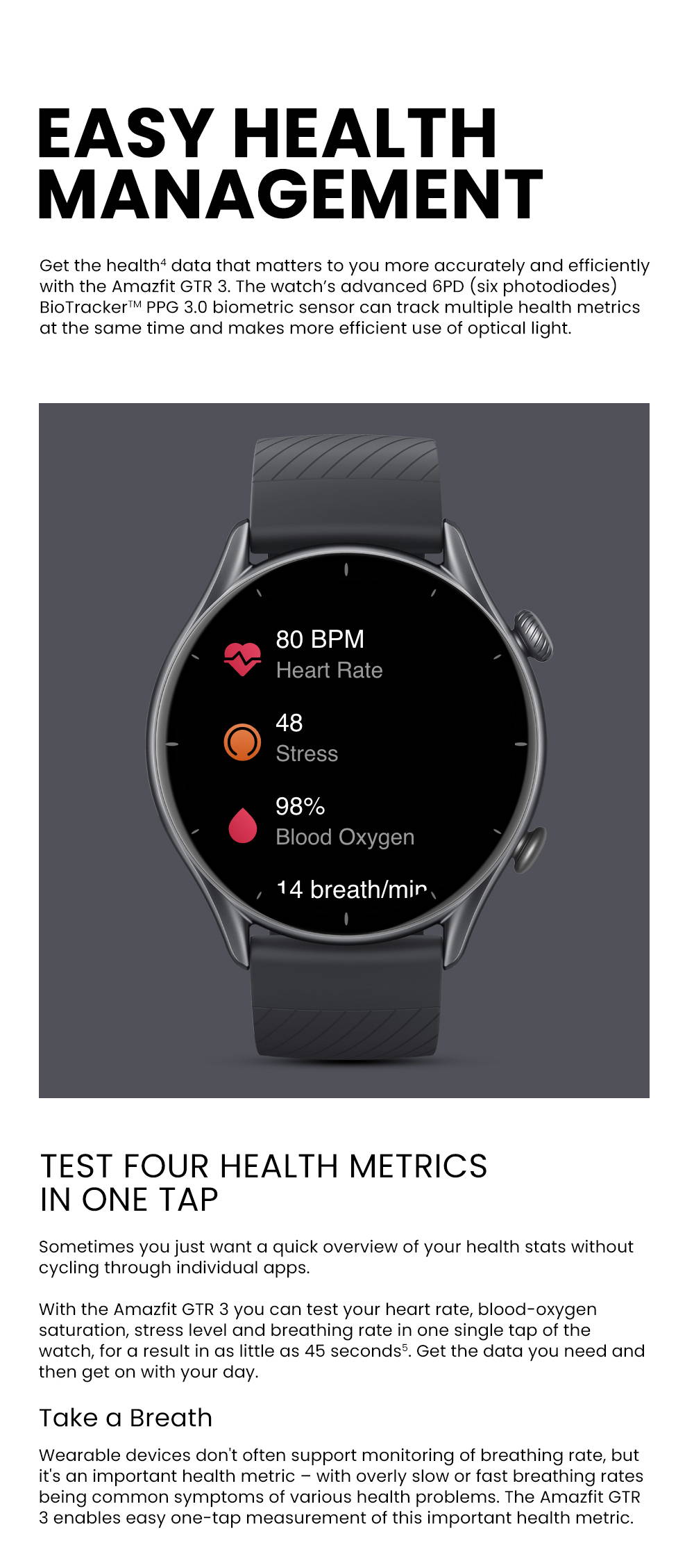 Amazfit GTR 3 - Reloj inteligente para teléfono Android iPhone con Alexa,  rastreador de fitness GPS con 150 modos deportivos, batería de 21 días