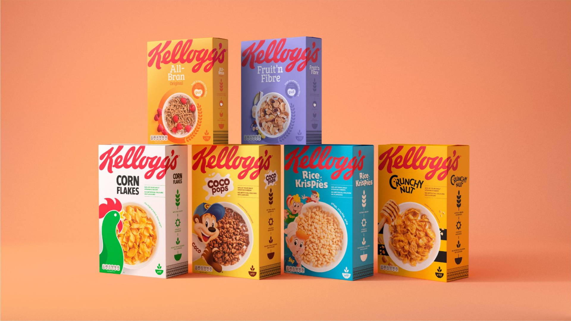 Our Beloved Breakfast Cereal Staple–Kellogg's Get's A New Look | Dieline -  Design, Branding & Packaging Inspiration