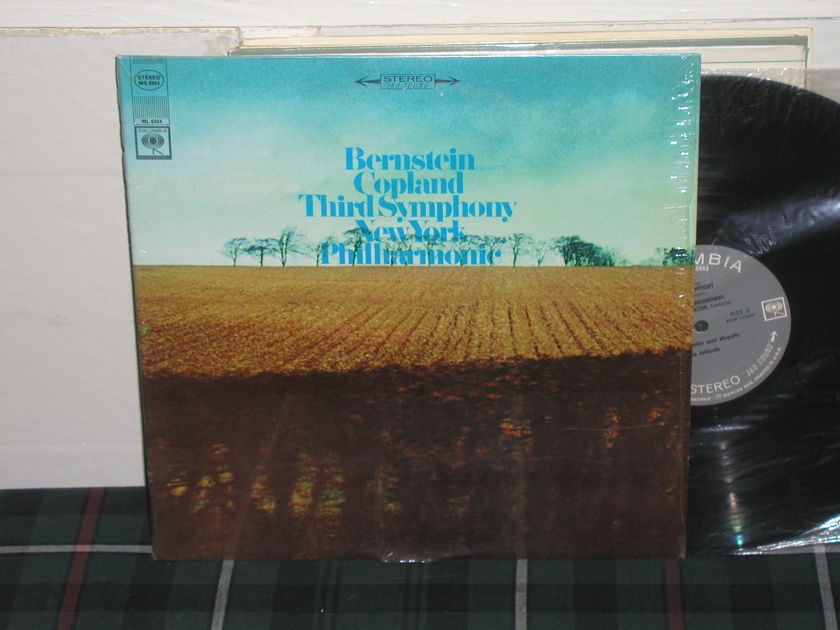 Bernstein/NYPO - Copland Third Sym Columbia 360 1st labels LP