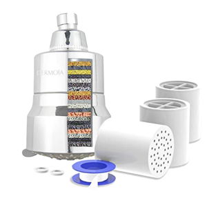 Dermoia Filtered Showerhead & 3 Extra Cartridges