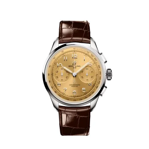 Premier Heritage B09 Chronograph 40 Stainless Steel / Champagne