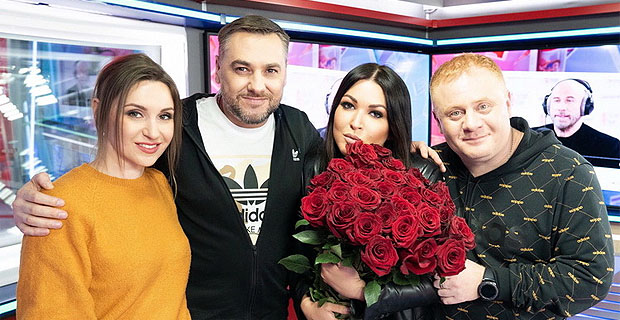 Ирина Дубцова встретила День святого Валентина с «Русскими Перцами» на «Русском Радио»