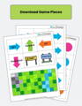 Download the printable game pieces for the global goals game