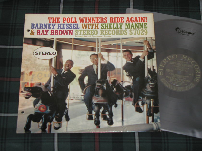 Shelly Manne/Barney Kessel/Ray Brown - The Poll Winners Ride Again STEREO Records S7029  Super Sound