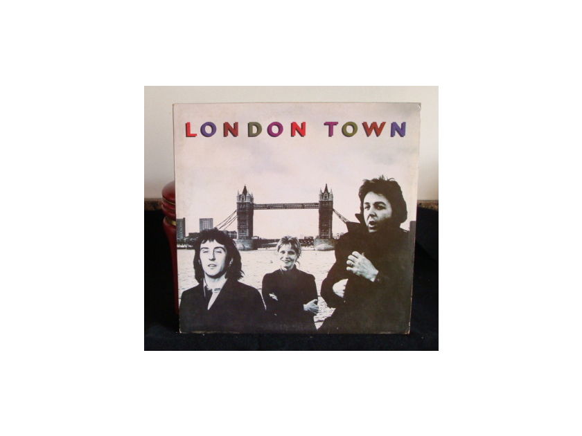 Wings - London Town LP with Poster Near Mint