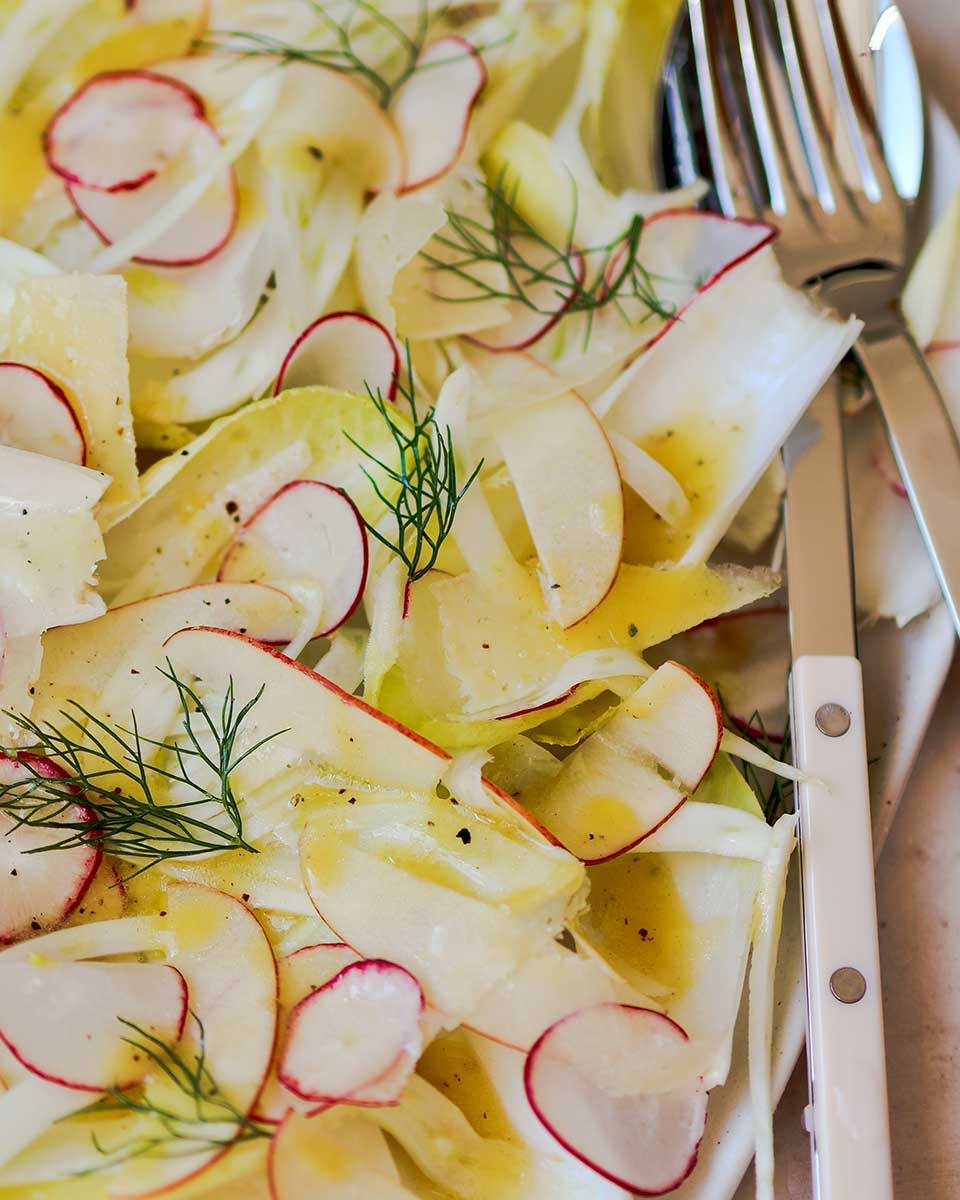 Fennel and Apple Salad with Champagne Vinaigrette Recipe by Mandy | Minimax