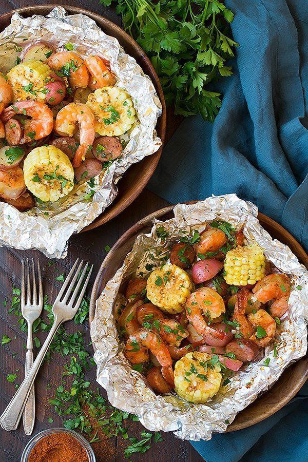 Photo of Shrimp Foil Boil Featuring Local Olathe Sweet Corn 
