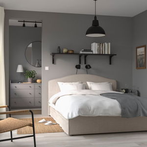 Estructura para cama tapizada + colchón