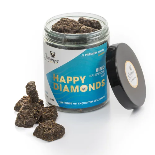HAPPY DIAMONDS Premiumsnacks - Rind mit mediterranen Kräutern