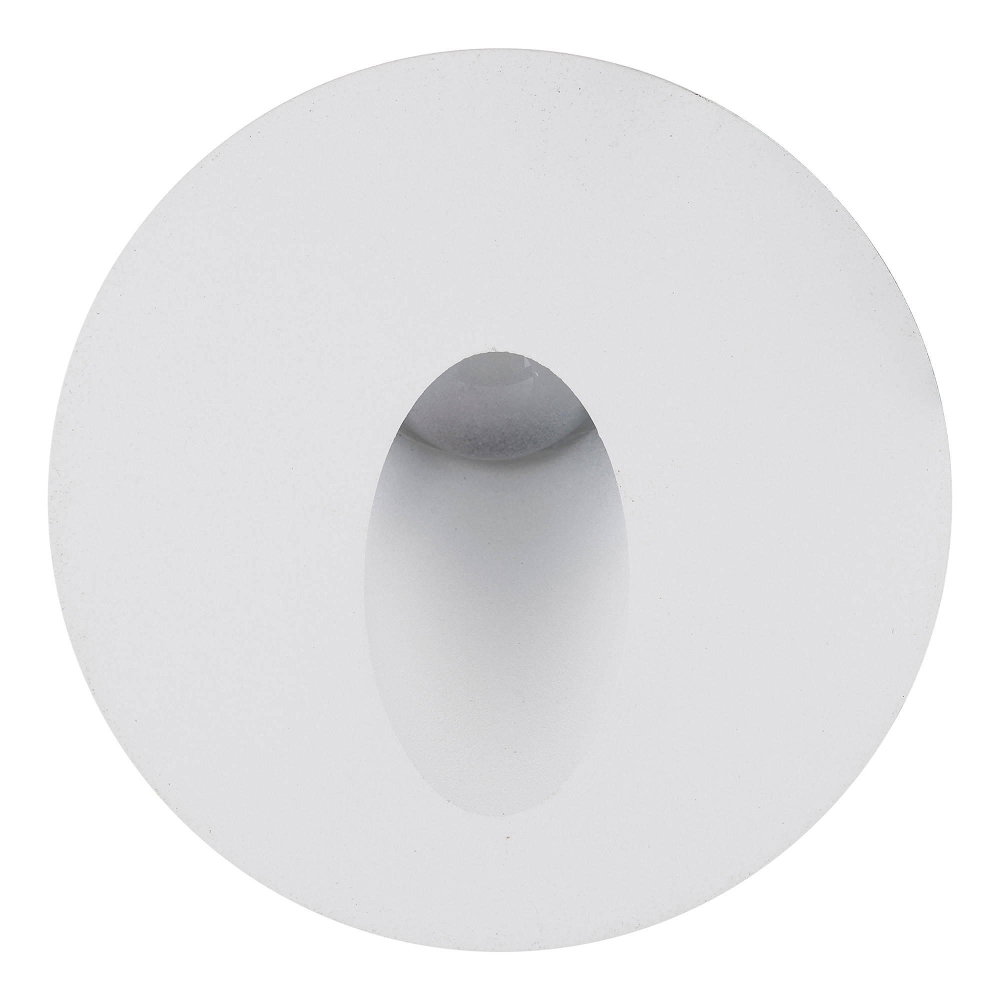 HV3205T-WHT-12V - Reces White Round TRI Colour Recessed LED Step Light