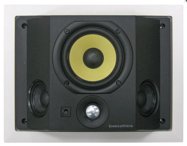 B&W CDS6 S3 Speakers; Pair; White (NEW) (8065)