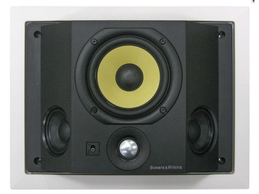 B&W CDS6 S3 Speakers; Pair; White (NEW) (8065)