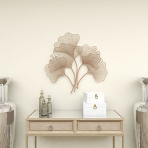 Copper Metal Gingko Leaf Wall Decor - World Market