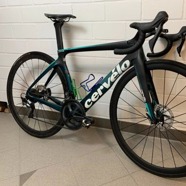 Cervelo S5 2020, grün-schwarz, Voll-Ultegra