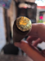 Gold cap