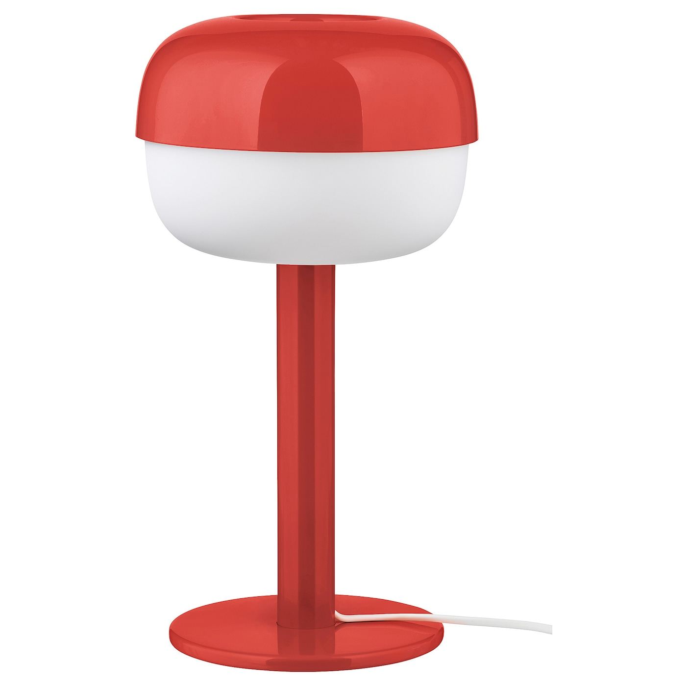 BLÅSVERK table lamp, red, 36 cm (14")
