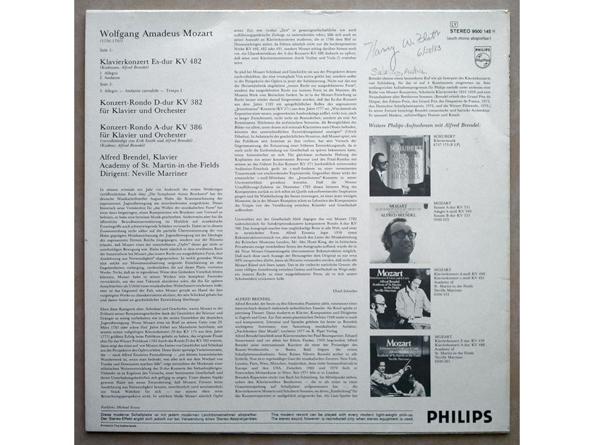 Philips/Brendel/Mozart - Piano Concerto in E Flat K.482, Rondos K.382 & K.386 / NM