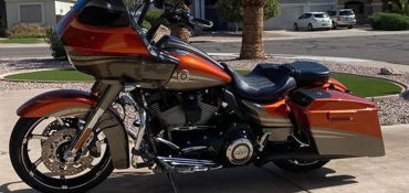 2013 HARLEY-DAVIDSON CVO ROAD GLIDE motorcycle for rent near Gilbert, AZ
