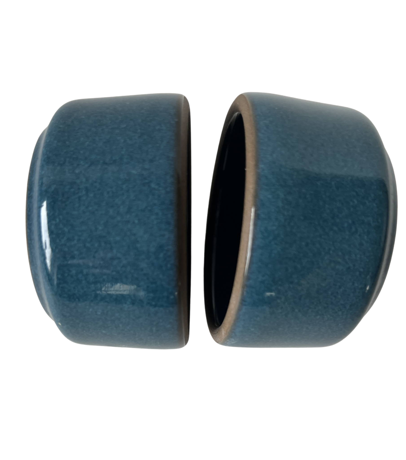 Set of 2: Small Ramekins in Tartine Teal - $68.00 | Heath Vintage & Resale
