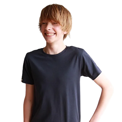 Calin'Kid kurzärmliges T-Shirt für Kinder - Marineblau - 2 Jahre