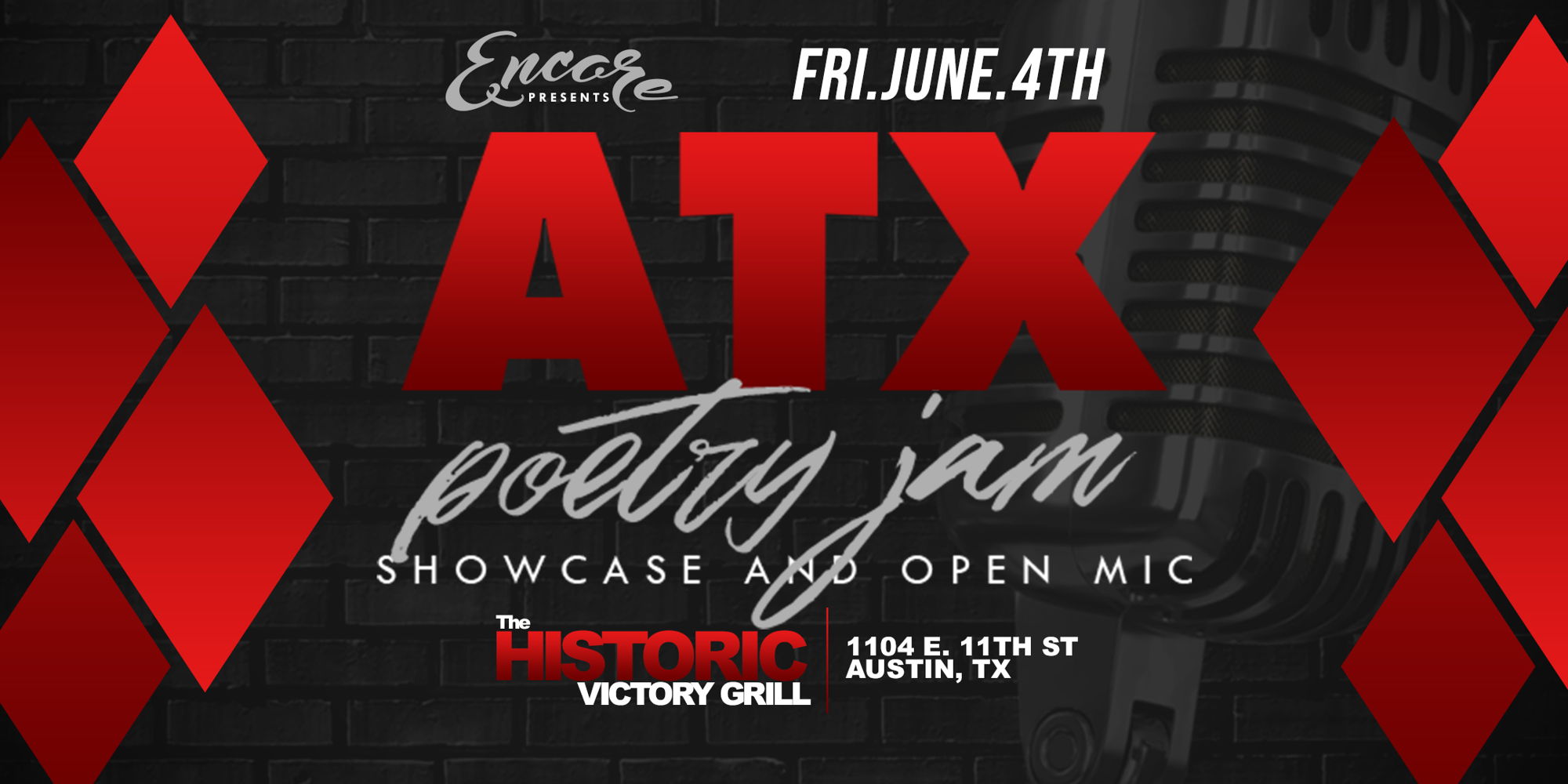  ATX Poetry Night promotional image