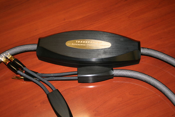 Transparent RSC8 Reference Speaker Cable MM 8ft spade t...
