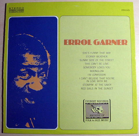Errol Garner - Errol Garner - Archive Of Folk & Jazz Mu...