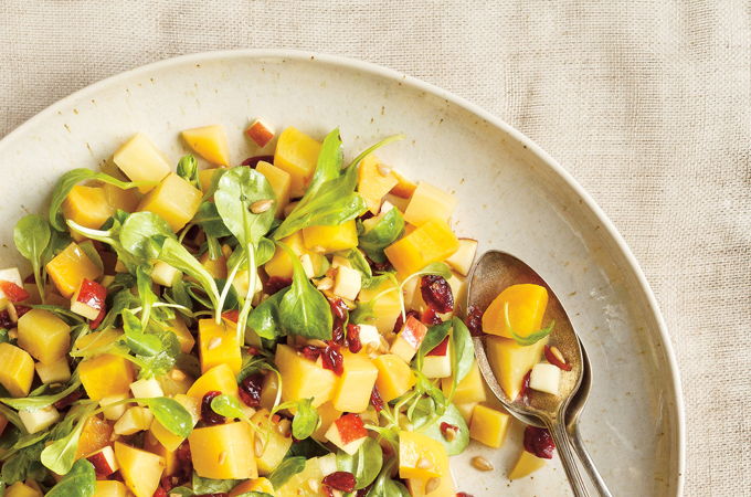 Beet, Apple and Cranberry Salad