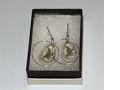 Silver and Antler Earrings 