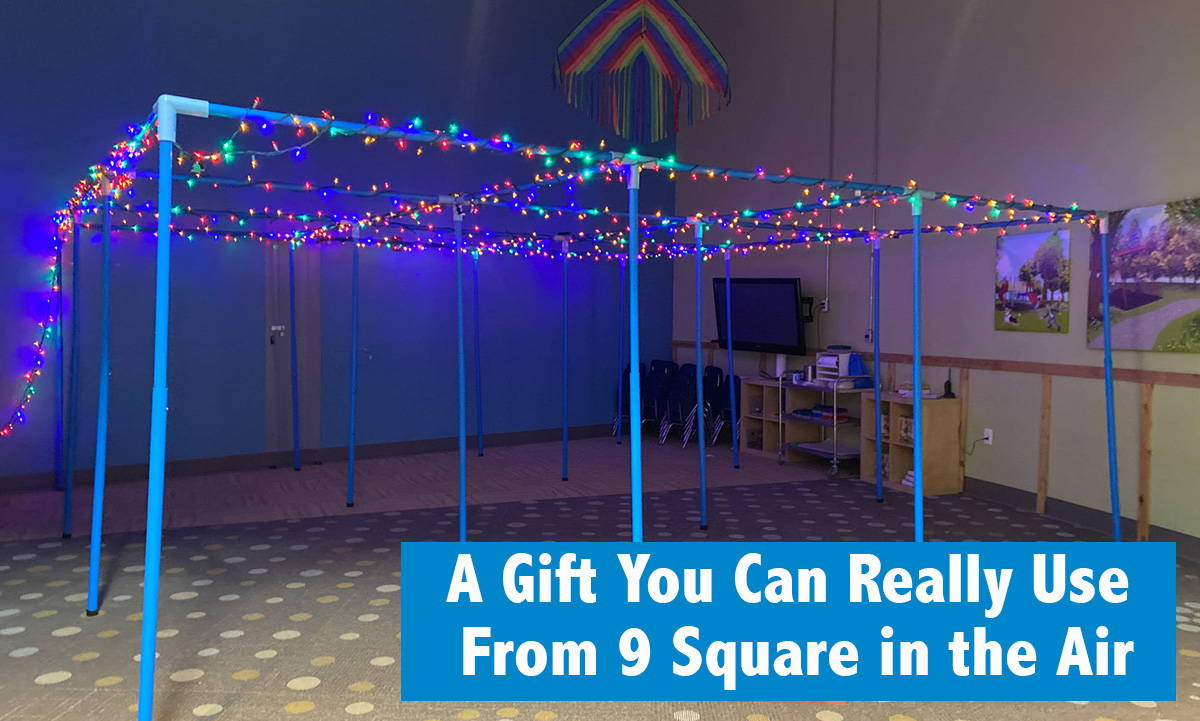Tired of the same old white elephant exchange? Use 9 Square in the Air to mix up the game and the gift-giving.
