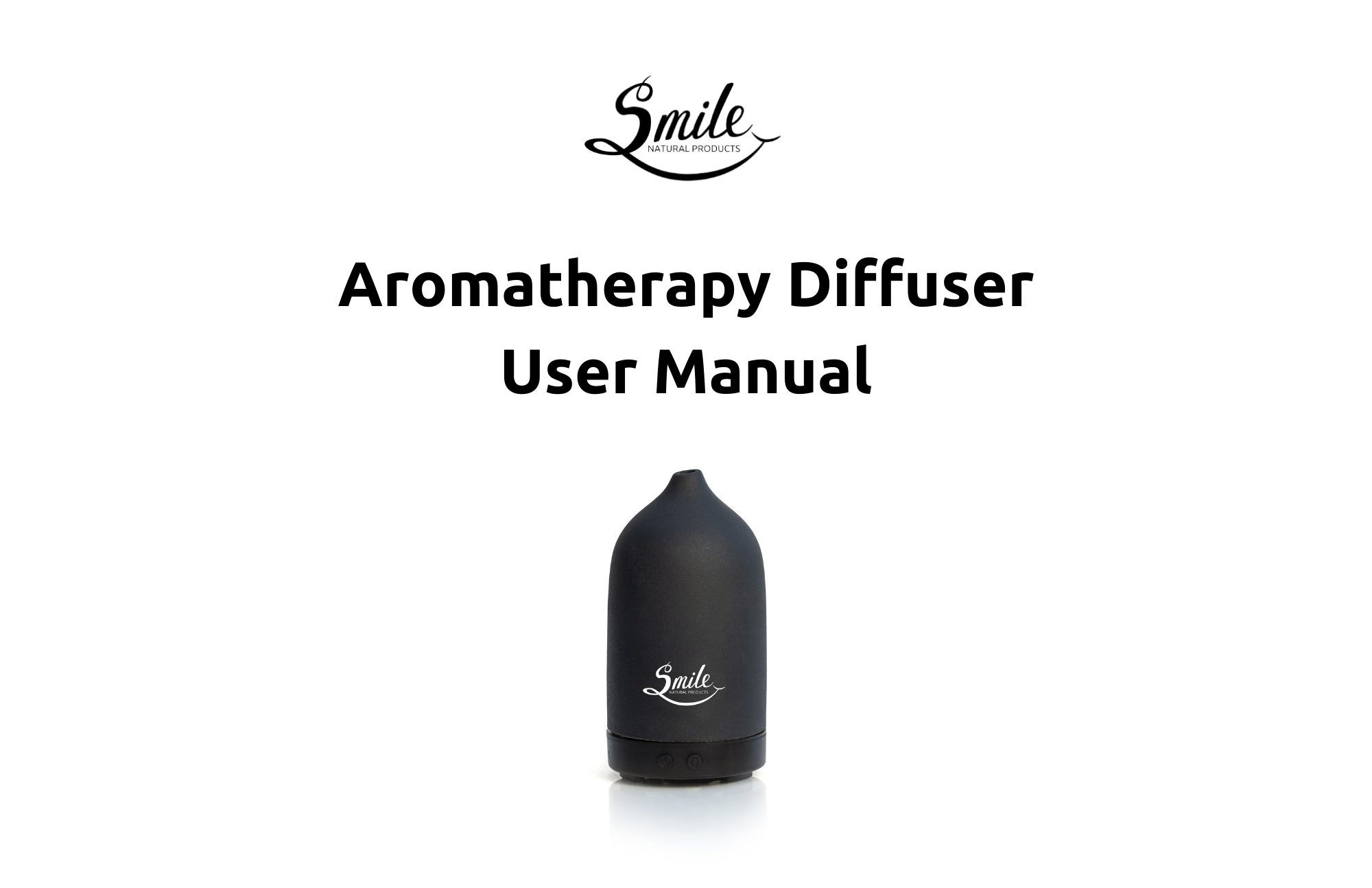 aromatherapy diffuser, essential oils, user manual