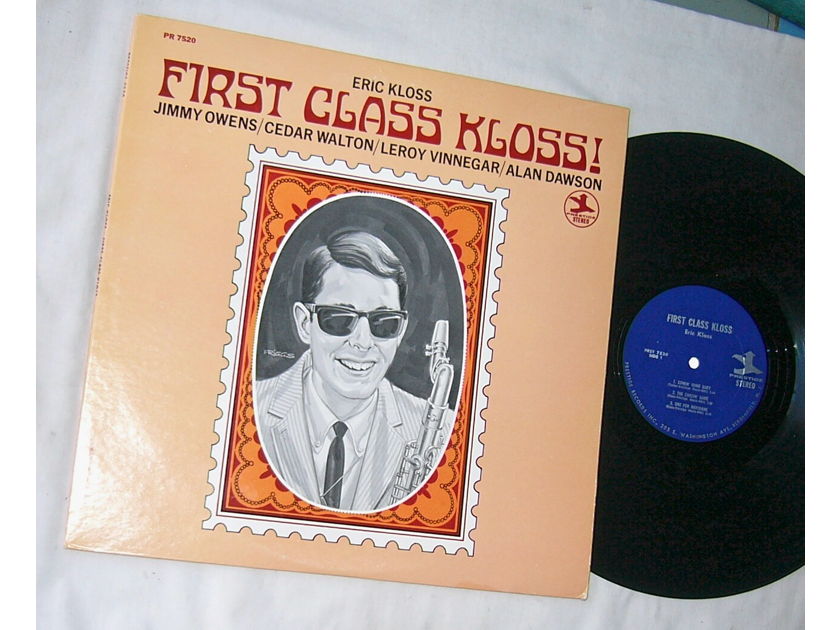 ERIC KLOSS - FIRST CLASS KLOSS - - RARE ORIG 1967 JAZZ LP  - PRESTIGE PR 7520