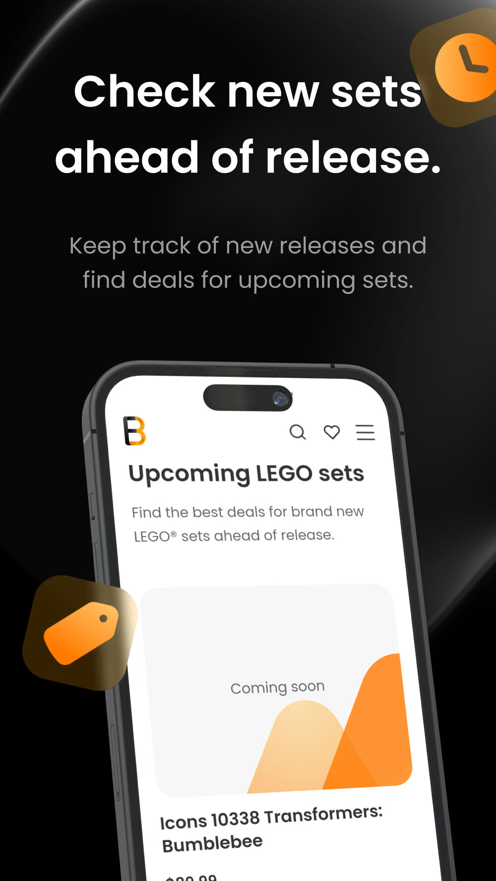 Falconbricks Deals App: New & upcoming sets screenshot