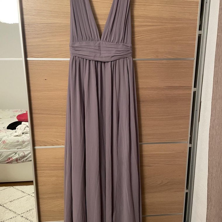 Wedding guest dress with slit