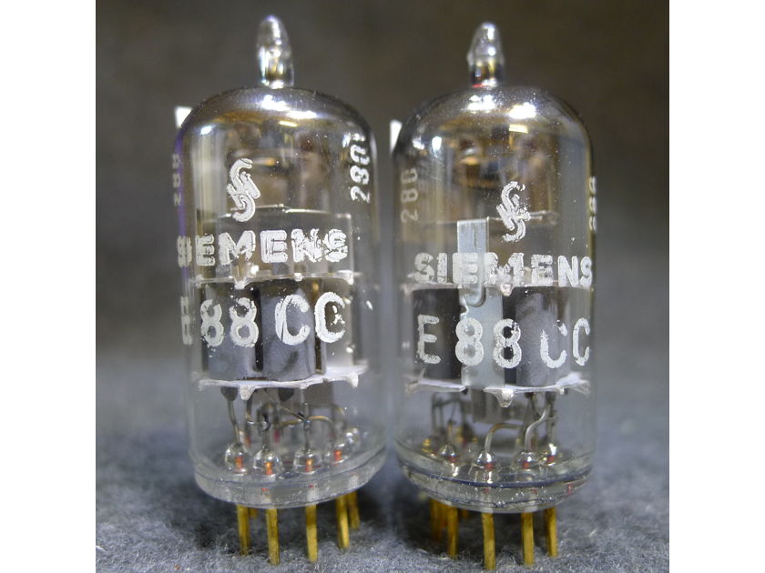 Siemens E88CC 6922, Pair NOS, Gold Pin, West Germany Low Noise and Platinum Matched