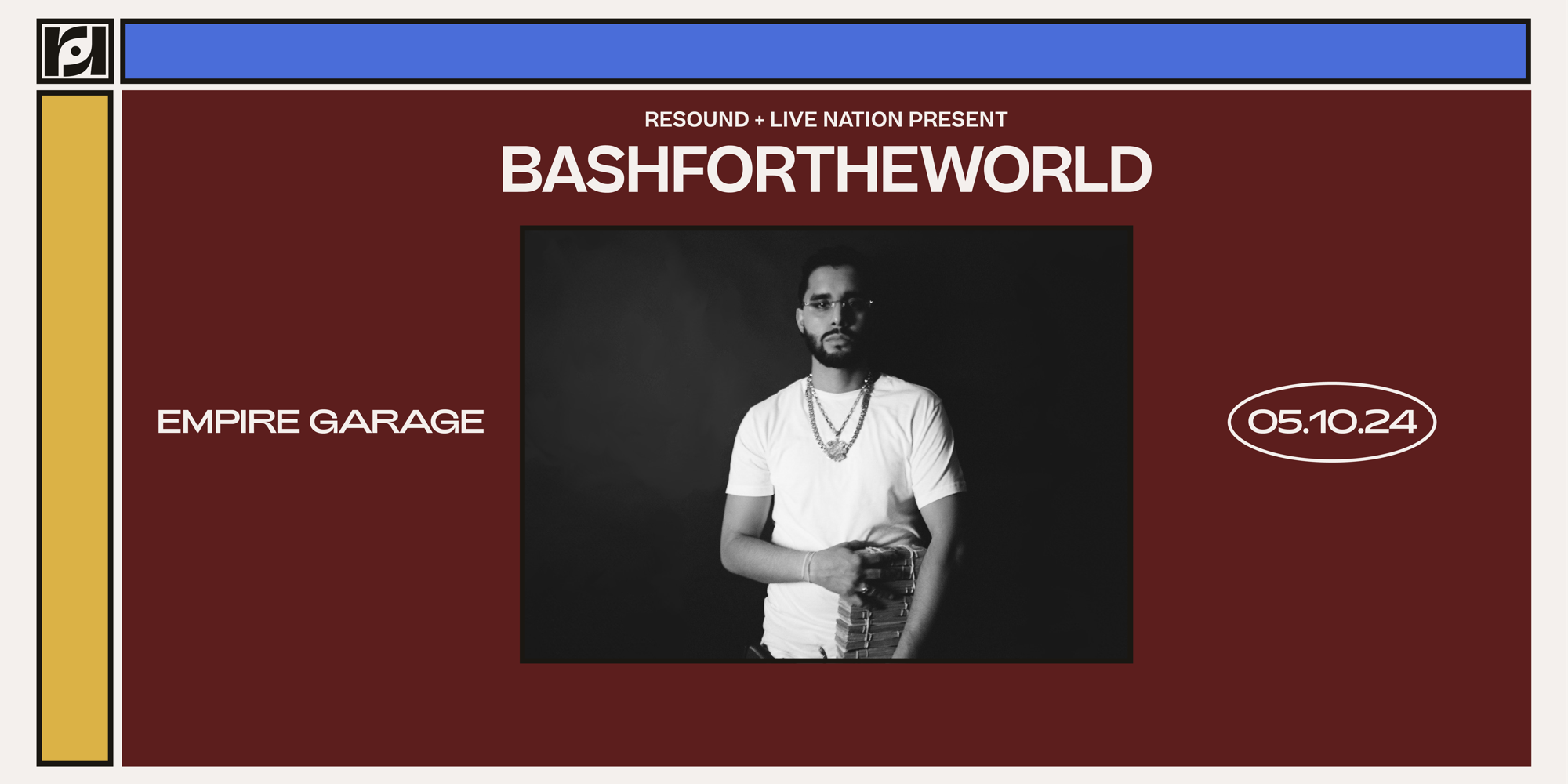 Resound & Live Nation Present: Bashfortheworld - From Dallas With Love. at Empire Garage promotional image