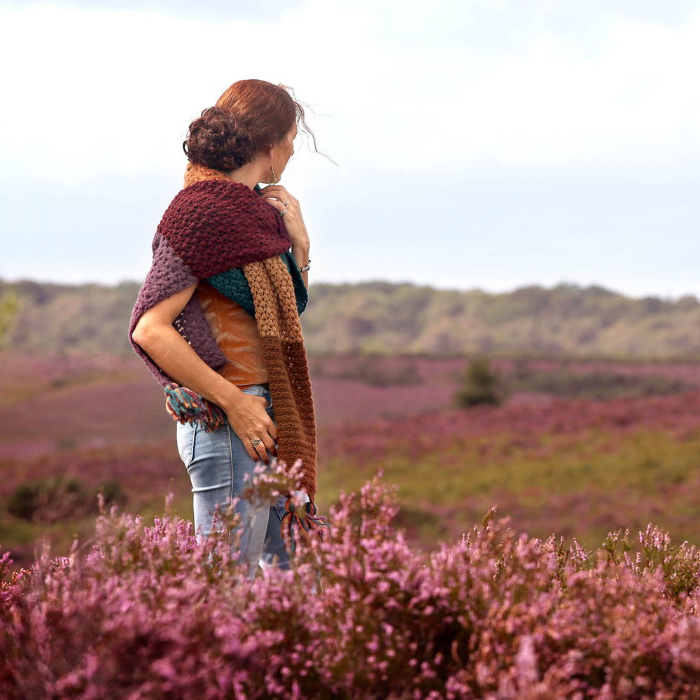 Farben des Herbstes Tuch