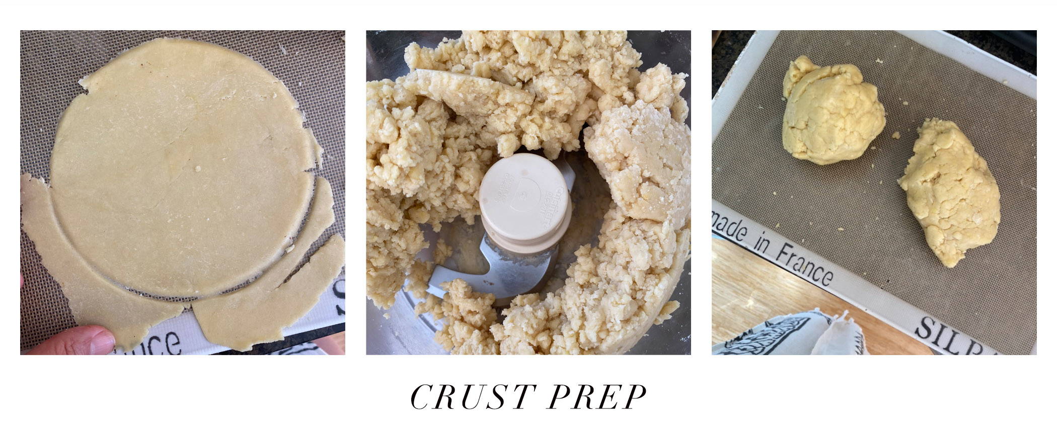 Crust prep process for a homemade empanada recipe