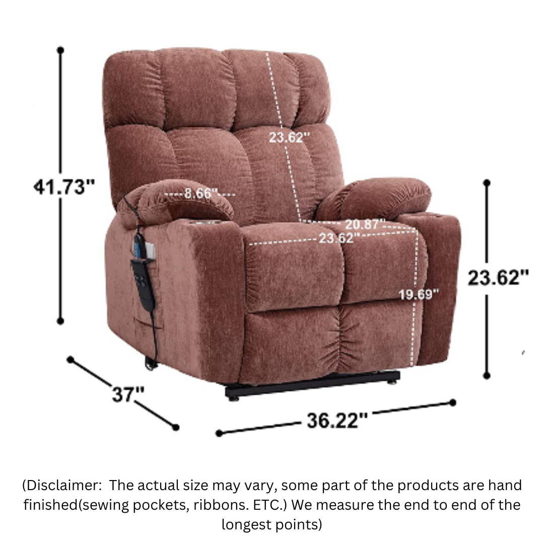 edward creation a unique lift chair ideal because it's larger and wider than most lift chairs