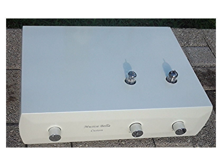 Musica Bella White Pearl Reference Level Tube Preamp -  look whats inside - reduced