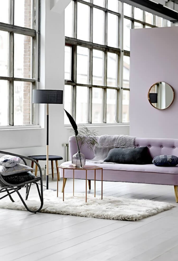 Lavender Interior styled by Bloomingville